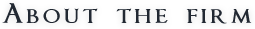 About the firm